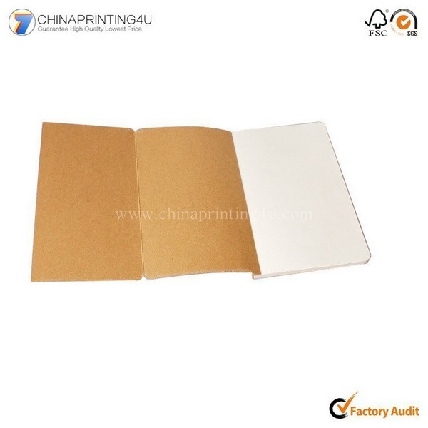 Cheap Customized Blank Paper Black Kraft Notepad Printing