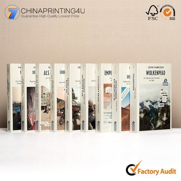 Custom Color English Soft Cover College Textbooks Printing