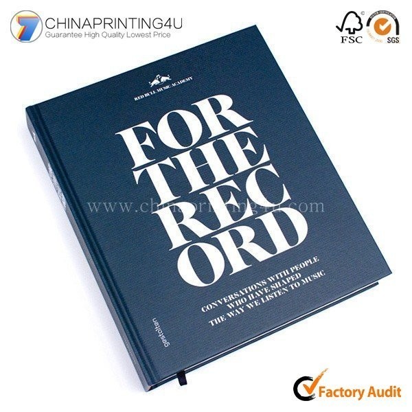 Hardcover Notebook Printing High Quality Business Record Book