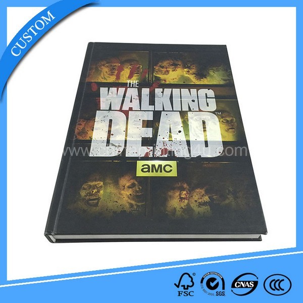 2018 Customized Ainme Walk And Dead Hardcover Book