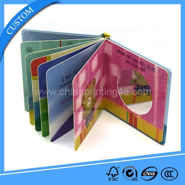 2018 Cheap Custom Coloring Cardboard Book Printing