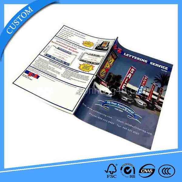 Cheap Factory Custom High Quality Catalog Printing