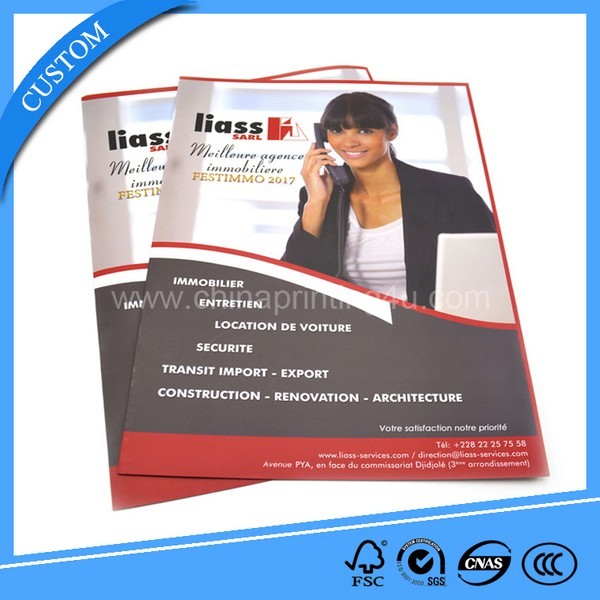 Cheap Custom Design Glossy Paper Printing Booklet