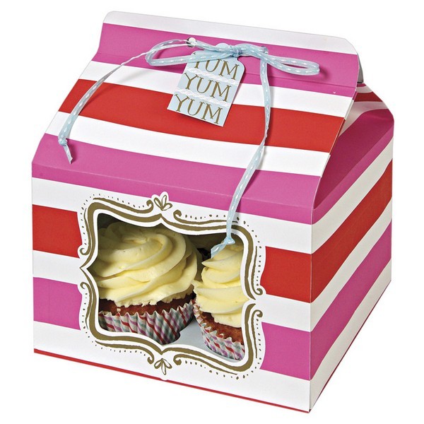Kraft Paper Cupcake Boxes