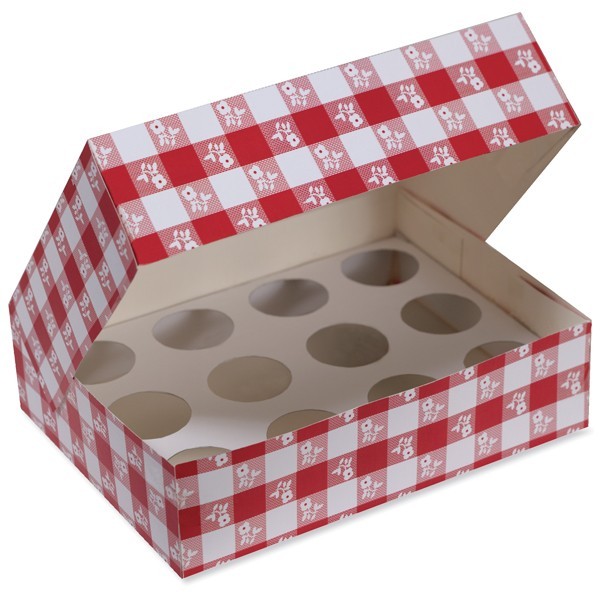 Custom PVC Window Cupcake Box