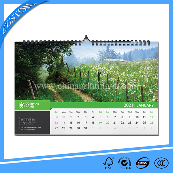Custom Printing Desktop Calendar Desk Table Monthly Advent Calendar