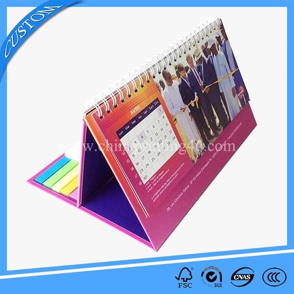 Custom Printing Calendars Desk Planner Desktop Calendar Printing China