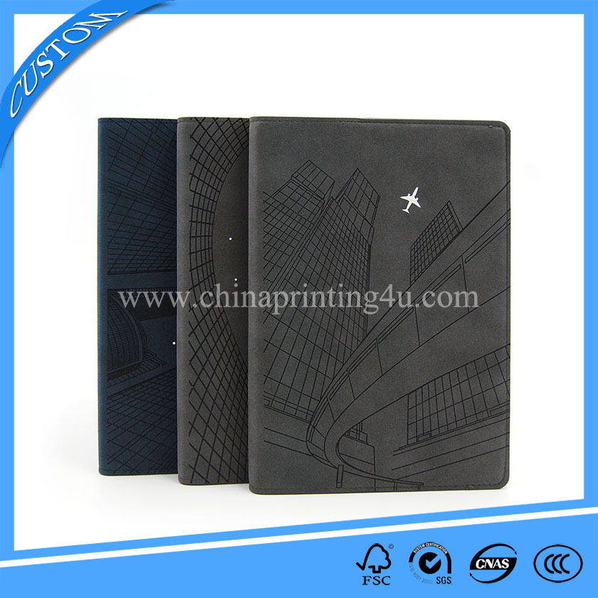 Custom Printing PU Leather Journal With Deboss In China Factory