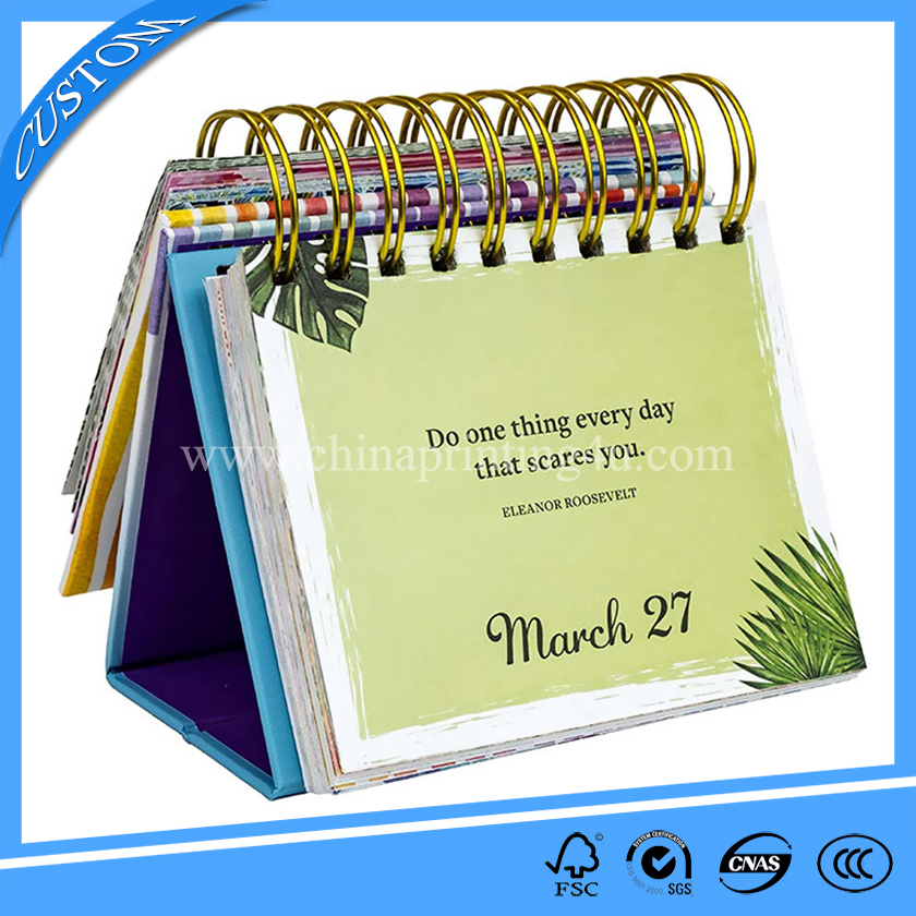 Customized High Quality Desk Calendar Printing With Cheap Price