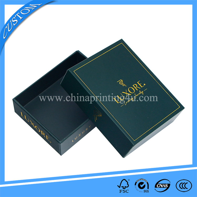Luxury Custom Bronzing Logo Gift Packaging Box Printing China