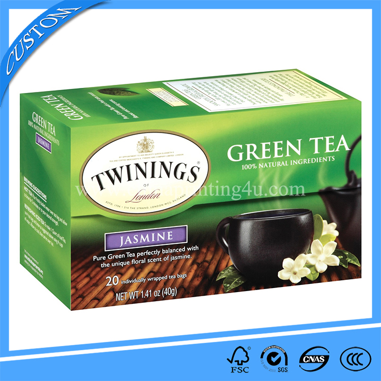 Custom Design Tea Paper Packaging Box Printing From Cihna