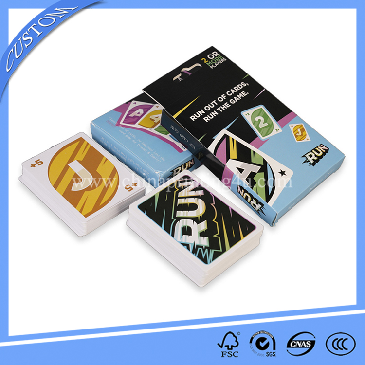 Custom Waterproof Paper Laser Board Game Card Pack Printing