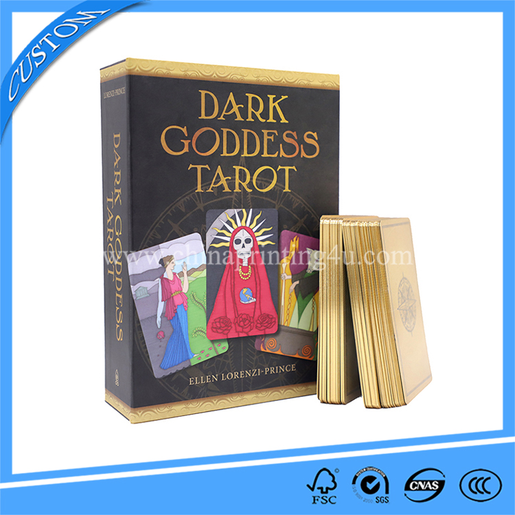 Custom Educational Flash Card Tarot Playing Game Card Printing