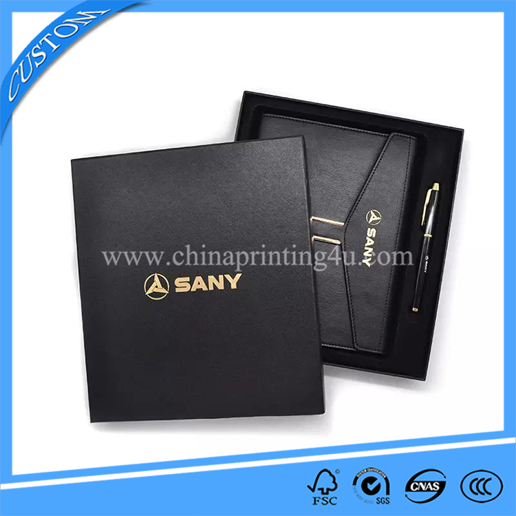 Customized With Logo Office Diary Waterproof Leather Notebook Personality Diary PU Notebook Printing