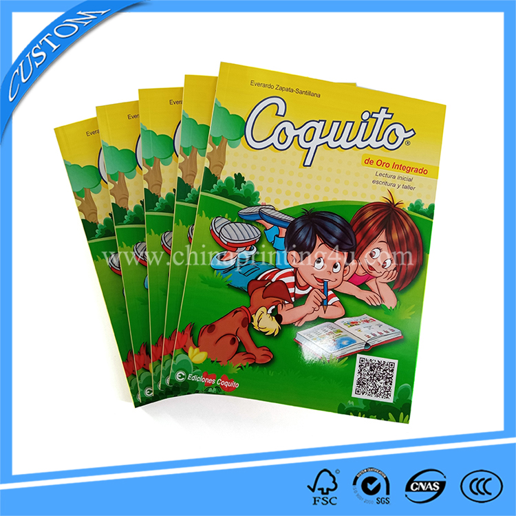 China High Quality Book Publishing Printing Services Exercise Book Printing Custom