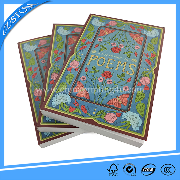 Custom Cheap Full Color China Softcover Perfect Binding Novel Softcover Book Printing