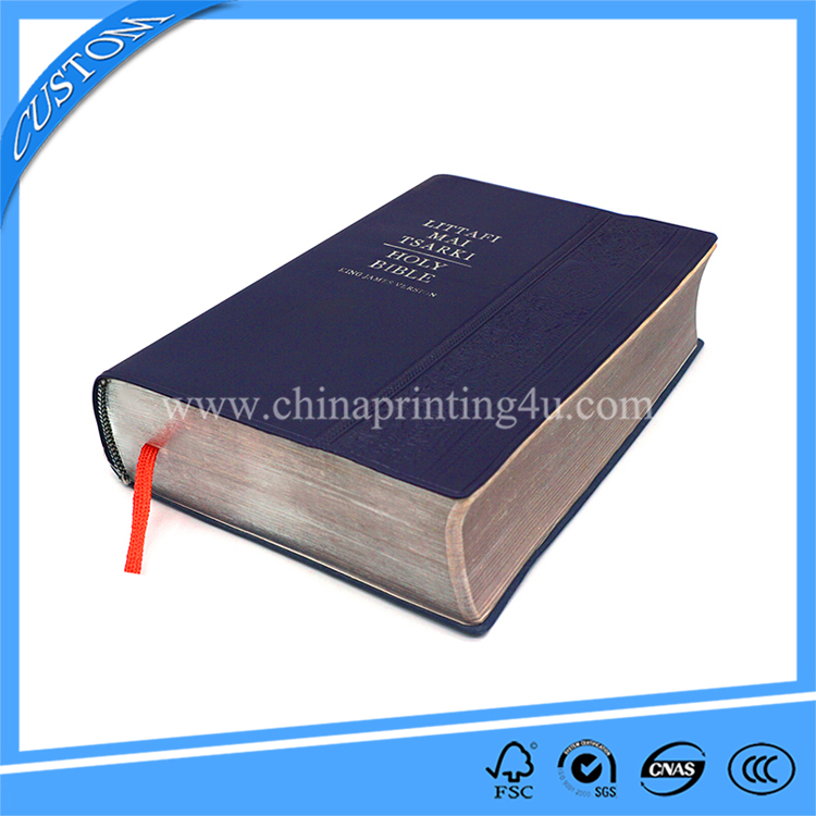 Wholesale Custom Leather Bible Book Printing Service In China