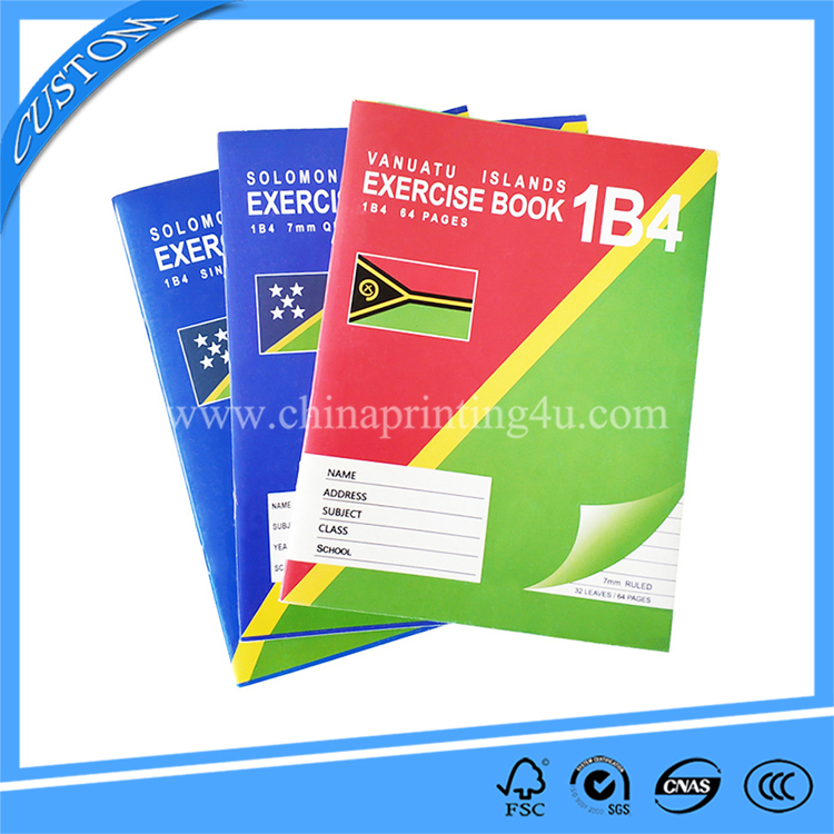 Kids Workbook Use Personal Custom Inner Cover Inside Paper Page School Exercise Book Printing