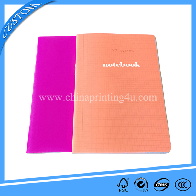Colorful Softcover Notebook Printing College Ruled Graph Paper Notebook Printing Services