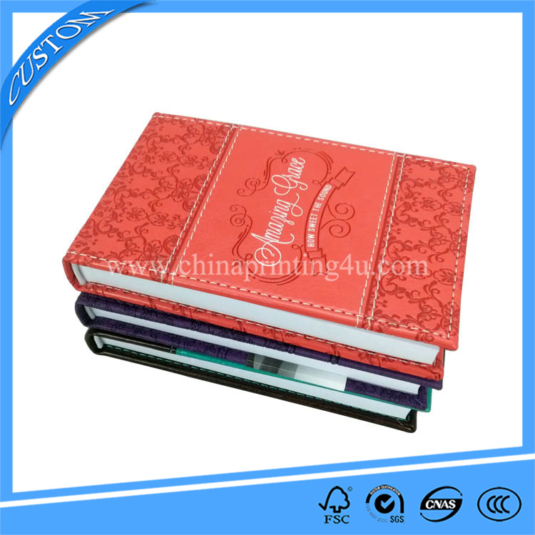 Custom Notebooks & Writing Journal Book Printing With PU Leather Cover