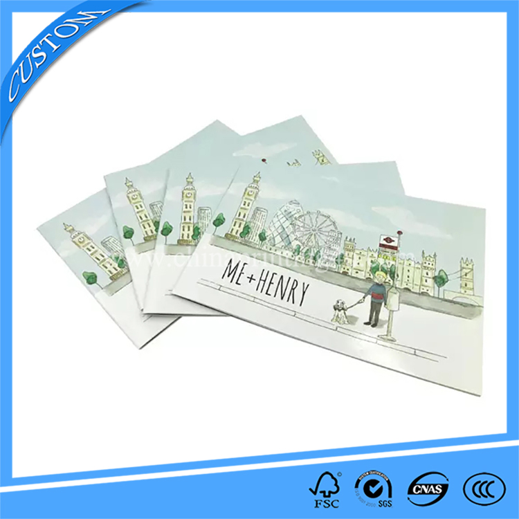 China Factory Custom Kids Coloring Book Printing Children Softcover Book Printing