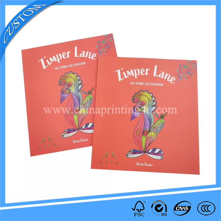 Customization Full Color Softcover Book Printing English Story Softcover Children
