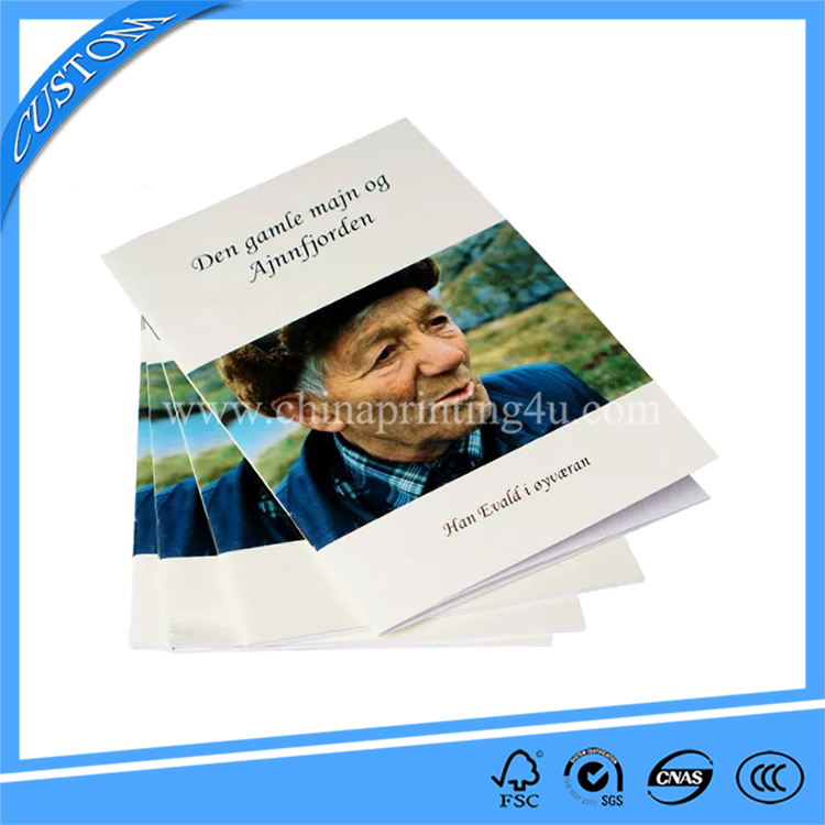 Cheap Price Full Color Stapled Booklet Printing Custom Saddle Stitch Book Printing