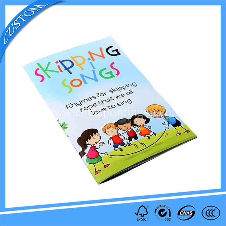Full Color Saddle Stitch Book Printing Kids Study Softcover Book Printed In China
