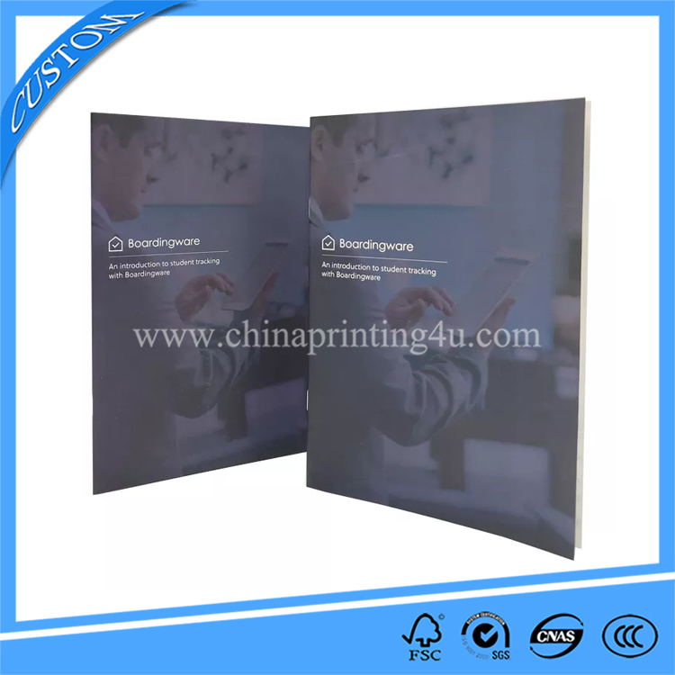 Custom Softcover Catalogue Printing Booklet Saddle Stitching Printing Cheap Magazine Book Printing