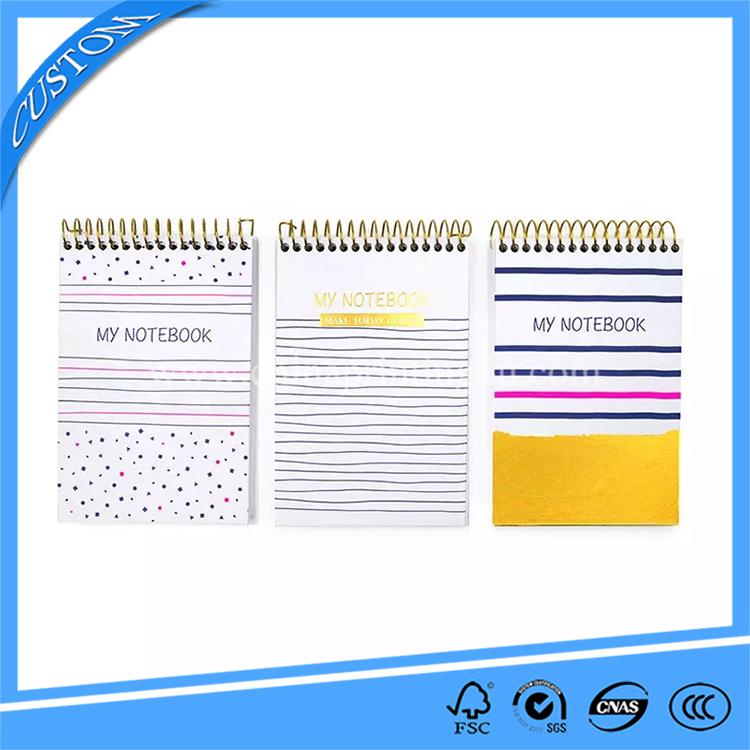 Custom Softcover Dotted Notebook Printing A5 Size Spiral Notebook Printing
