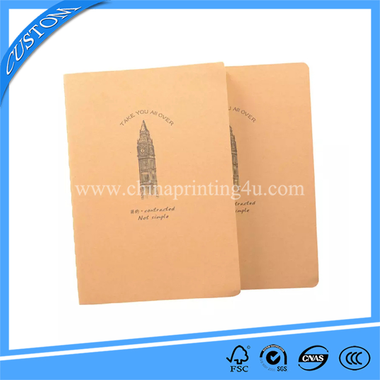 Eco Friendly Book Printing Custom Printing Softcover Exercise A5 Notebook Printing