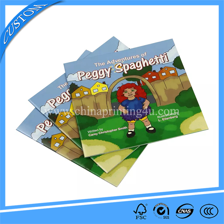 Custom Saddle Stitching Cheap Children Story Coloring Book Printing Services In China