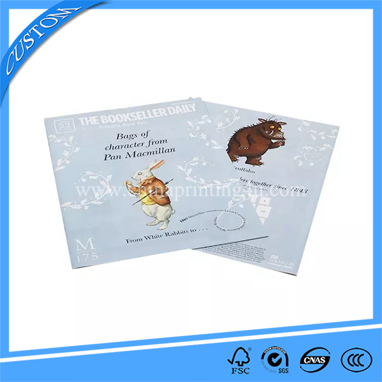 Customized Printing Softcover Saddle Stitching Children Picture Story Book Printing