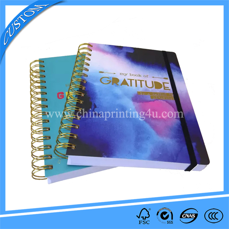 Custom Exercise Books Printing A5 Spiral Binding Softcover Kids Workbook Printing