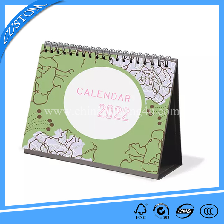 Custom Printing Spiral Desk Pad Calendars 2023