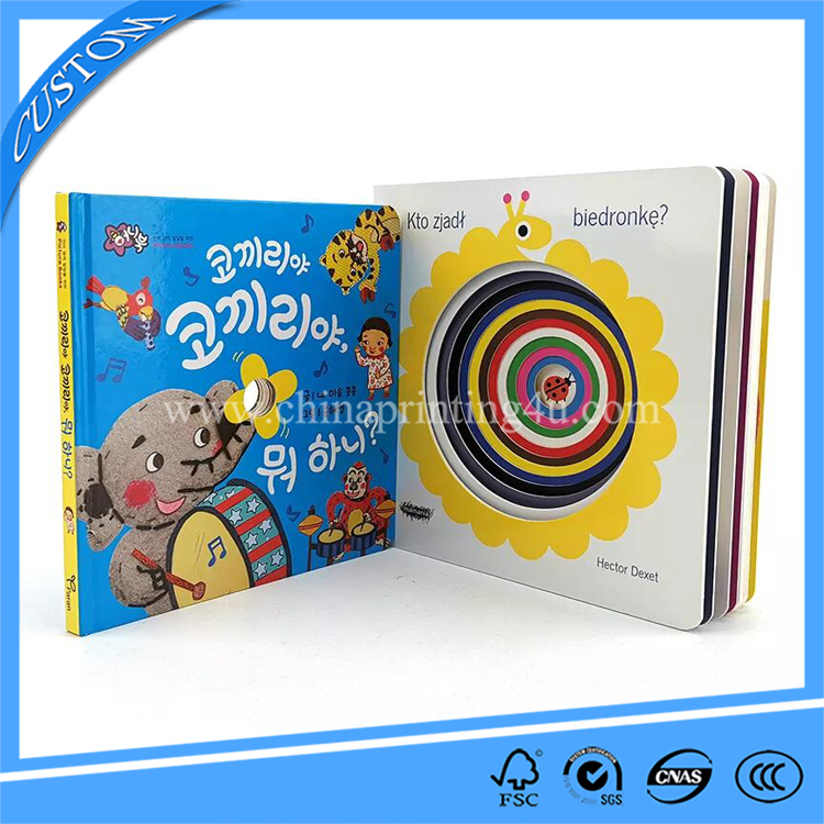 Custom Child Board Book Printing Service In China