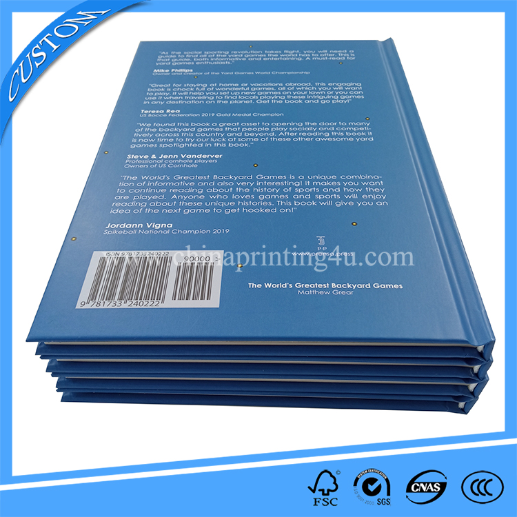 hardcover book printing china